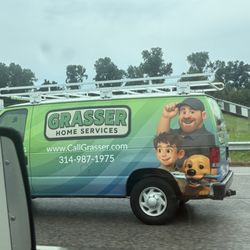 Grasser Electric & Home Services - AI art on truck