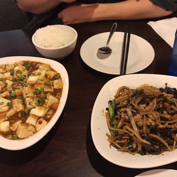New China - Mapo tofu and shredded pork with garlic sauce - Szechuan Near Me - Mill Creek, Washington New China - Mapo tofu and shredded pork with garlic sauce - Szechuan Near Me - Mill Creek, Washington