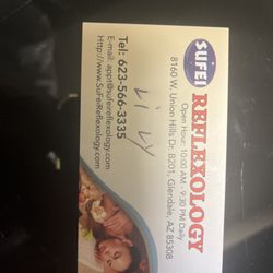 Sufei Reflexology - Card Lily was amazing. She helped me with an old injury. Wow she was awesome