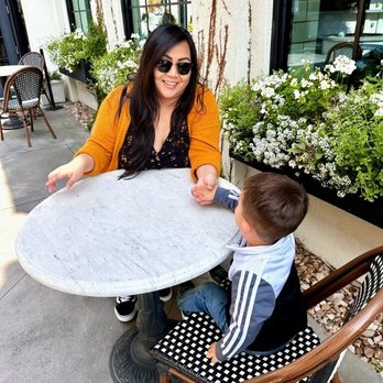 Magnolia Table - QT with a cutie during the wait! - Breakfast & Brunch Near Me - Waco, Texas