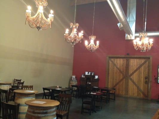 Photo of The Woodhouse Wine Estates - Woodinville, WA, US. Love the chandeliers.