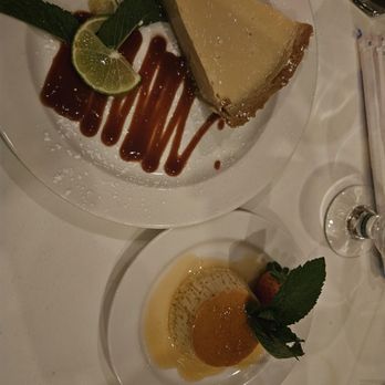 Columbia Restaurant - Key lime pie and flan - Spanish Near Me - Celebration, Florida