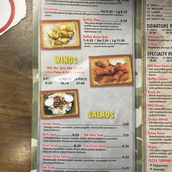 Stix & Starters, Wings, and Salads