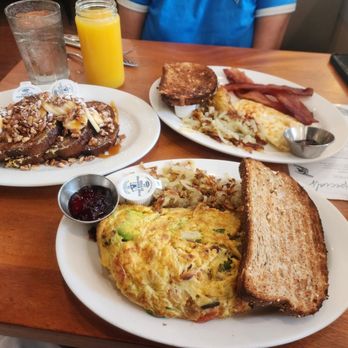Meli Cafe - Eggs your way, banana bread french toast and chicken omelet. - New American Near Me - Chicago, Illinois Meli Cafe - Eggs your way, banana bread french toast and chicken omelet. - New American Near Me - Chicago, Illinois