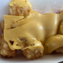 Tons of unmelted cheese!
