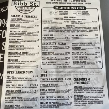 Bibb St Pizza Company - Pizza Near Me - Montgomery, Alabama Bibb St Pizza Company - Pizza Near Me - Montgomery, Alabama