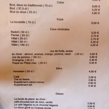 Crêperie Garnier - Carte, apéros et desserts. - Creperies Near Me - Sceaux, 92 Crêperie Garnier - Carte, apéros et desserts. - Creperies Near Me - Sceaux, 92