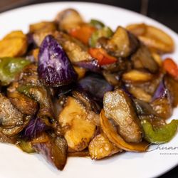 Happy Valley Village - Stir-Fried Eggplant, Potato, Pepper ($13.98)