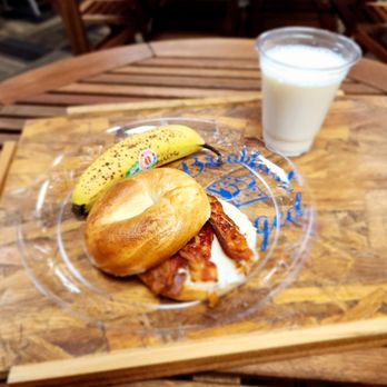 Breakfast Unhinged - The Beaggle: Bacon, Egg and Cheese on any Bagel. - Breakfast & Brunch Near Me - Lincoln, Nebraska Breakfast Unhinged - The Beaggle: Bacon, Egg and Cheese on any Bagel. - Breakfast & Brunch Near Me - Lincoln, Nebraska
