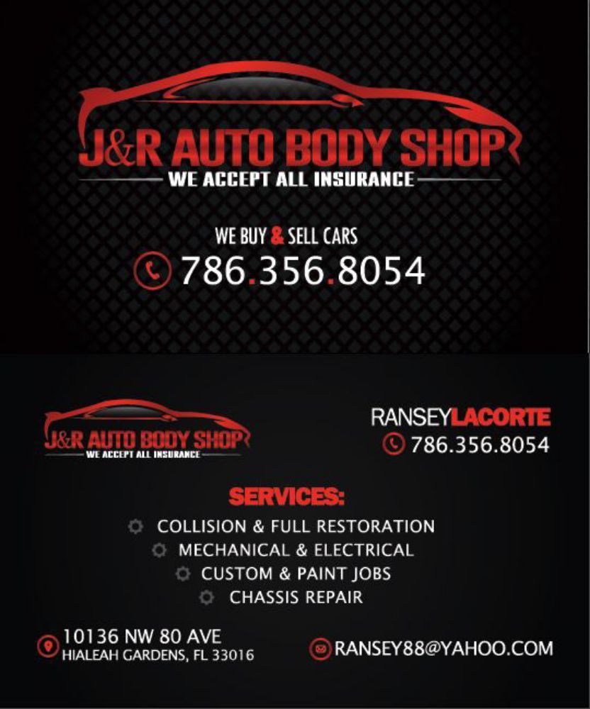 J&R AUTO BODY SHOP Updated June 2024 10136 NW 80th Ave, Hialeah