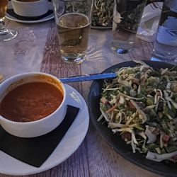 Miners Saloon - Tomato Bisque and a chopped salad were scrumptious!