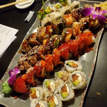 SUSHI KOI - Veggie roll, Dragon roll, sunset roll, Philadelphia roll - Sushi Bars Near Me - St Louis, Missouri SUSHI KOI - Veggie roll, Dragon roll, sunset roll, Philadelphia roll - Sushi Bars Near Me - St Louis, Missouri