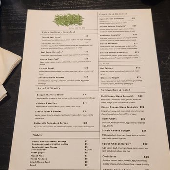 Spruce Cafe - The menu - Breakfast & Brunch Near Me - Seattle, Washington Spruce Cafe - The menu - Breakfast & Brunch Near Me - Seattle, Washington