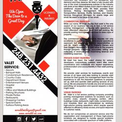Mr Valet - Company brochure: