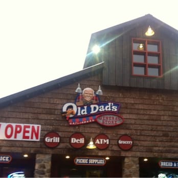 Old Dad's General Store - Storefront on a Rainy Day - Delis Near Me - Gatlinburg, Tennessee