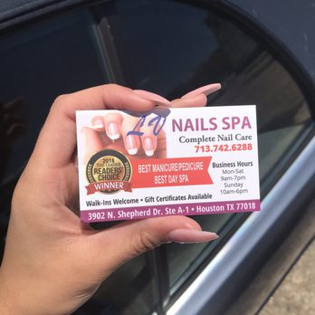 Lv Nails Spa - Lv Nail Spa Card - Massage Near Me - Houston, Texas
