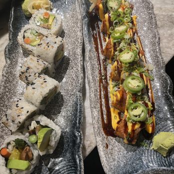Umami Restaurant and Sushi Bar - Vegeta roll and crispy tuna roll - Japanese Near Me - West Melbourne, Florida Umami Restaurant and Sushi Bar - Vegeta roll and crispy tuna roll - Japanese Near Me - West Melbourne, Florida