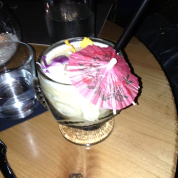 Three Dots and A Dash - Bunny's Banana Daiquiri. - Asian Fusion Near Me - Chicago, Illinois Three Dots and A Dash - Bunny's Banana Daiquiri. - Asian Fusion Near Me - Chicago, Illinois