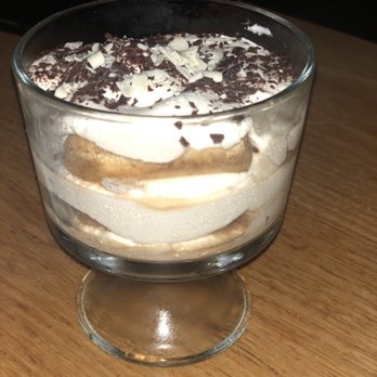 Moonraker Restaurant - Tiramisu is whipped cream based vs espresso bread. Love it cause it's lighter. - New American Near Me - Pacifica, California