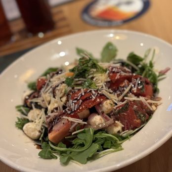 BJ's Restaurant & Brewhouse - Tomato & mozzarella salad. VERY GOOD! - Brewpubs Near Me - Rochester, New York BJ's Restaurant & Brewhouse - Tomato & mozzarella salad. VERY GOOD! - Brewpubs Near Me - Rochester, New York