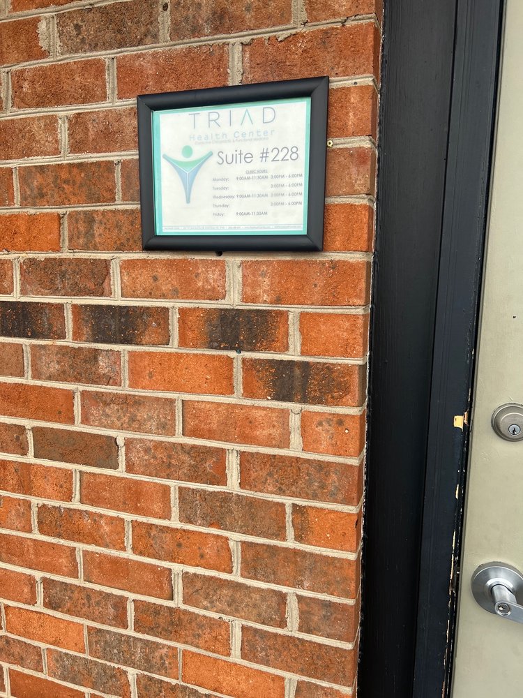 TRIAD HEALTH CENTER Updated October 2024 301 Pisgah Church Rd