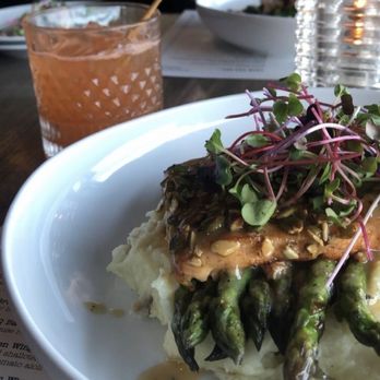 East Bay Oyster Bar - Pumpkin salmon - Seafood Near Me - Barrington, Rhode Island
