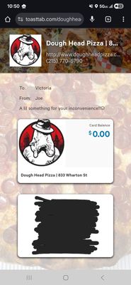 Dough Head Pizza by null