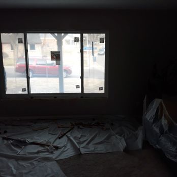 Hometown Craftsmen - Just installed this window for a customer, we lay down poly during construction to protect your belongings. - Windows Installation Near Me