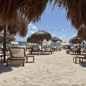 Unico Beach - View from our seats - Caribbean Near Me - Puerto Morelos, ROO Unico Beach - View from our seats - Caribbean Near Me - Puerto Morelos, ROO