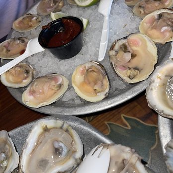 The Fish House - Live Clams on the Half Shell* - Seafood Near Me - Miami, Florida The Fish House - Live Clams on the Half Shell* - Seafood Near Me - Miami, Florida