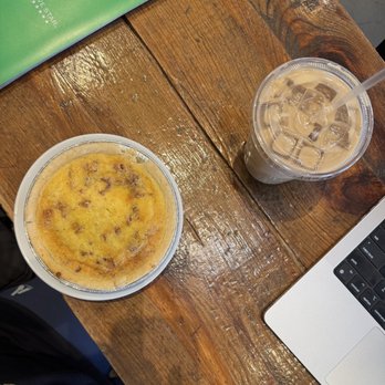 Trifecta Coffee Company - Bacon and cheddar quiche and iced latte - Coffee & Tea Near Me - Albuquerque, New Mexico Trifecta Coffee Company - Bacon and cheddar quiche and iced latte - Coffee & Tea Near Me - Albuquerque, New Mexico