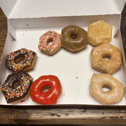 Shipley Do-Nuts - They'll be ok once I nuke them with a pat of butter on top. But so would 3 day old doughnuts from Wal Mart