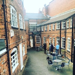 Museum Of The Jewellery Quarter - Cafe courtyard. Lovely place to have a cuppa on a sunny day.