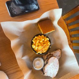 Turkey plate with Mac n cheese