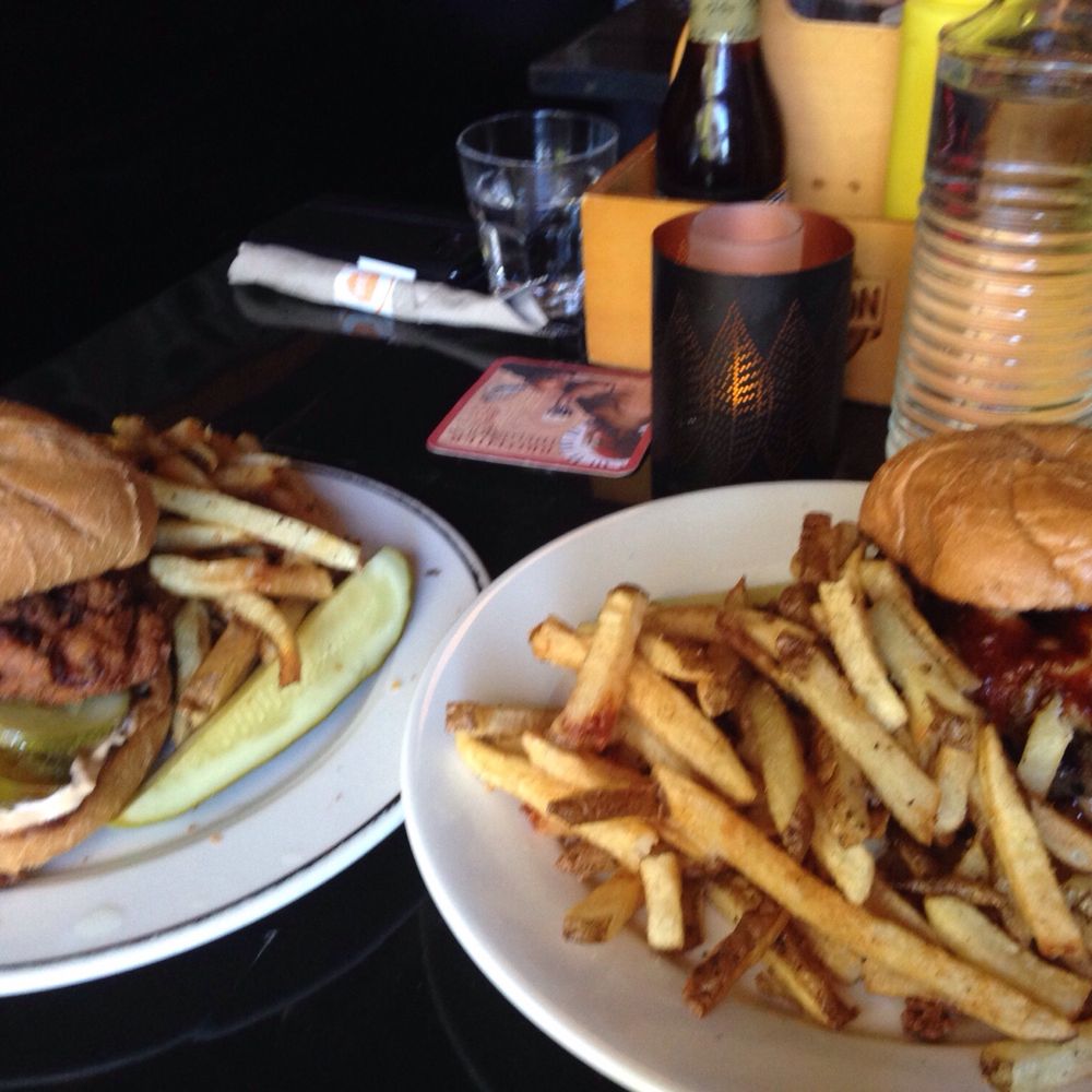 Oak - Fried chicken burger and Hawaiian burger. Both fantastic and the fries too. - Burgers Near Me - Seattle, Washington