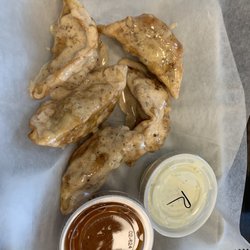 Wing It On! - Dumplings with Wing Sauce