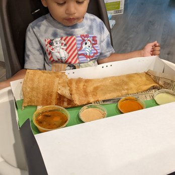 ID Company - Easy to eat packaging. Loved the banana leaf color and newspaper under dosa (nicer touches) - Indian Near Me - Newark, California