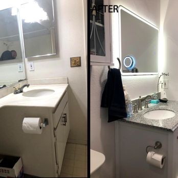 Elite Kitchen & Bath - The LED mirror and vanity mirror are such great add-ons. - General Contractors Near Me - Irvine, California Elite Kitchen & Bath - The LED mirror and vanity mirror are such great add-ons. - General Contractors Near Me - Irvine, California