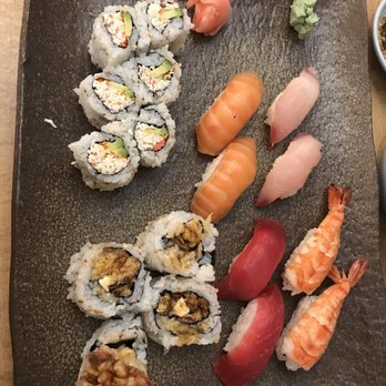 Ikenohana - Super sushi sampler with spider roll - Japanese Near Me - Beaverton, Oregon Ikenohana - Super sushi sampler with spider roll - Japanese Near Me - Beaverton, Oregon