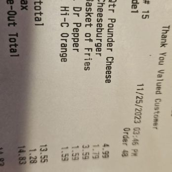 McDonald's - The receipt - Fast Food Near Me - Pacific, Missouri McDonald's - The receipt - Fast Food Near Me - Pacific, Missouri