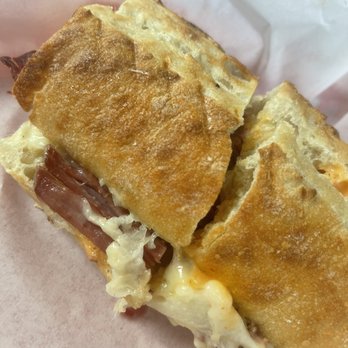 Spankys Pub House - Reuben on toasted roll , so good - Pubs Near Me - Myrtle Beach, South Carolina