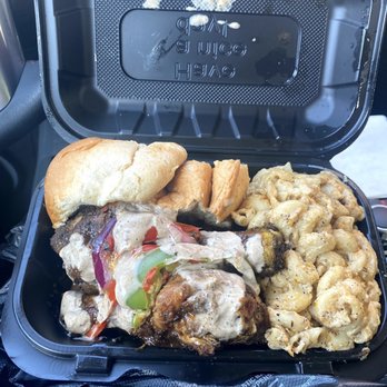 Jerk At Nite - The Jerk Box N Mac, my go-to order from Jerk at Nite and a fantastic dish. - Caribbean Near Me - Washington, DC, District of Columbia