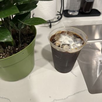 The Mudbar - Iced Espresso, 4 shots with a pack of powder cream. Great simple cup for the summer. - Coffee & Tea Near Me - San Diego, California