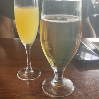 Mission on the Bay - Mimosa and beer - Steakhouses Near Me - Swampscott, Massachusetts