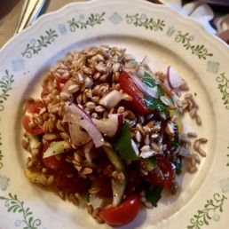 Warm farro salad Warm farro salad