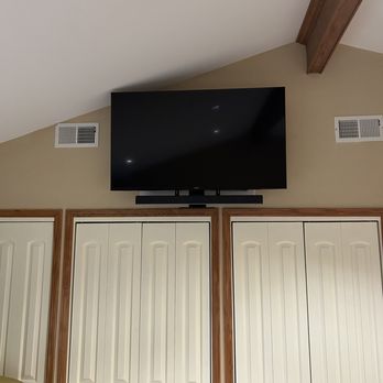 Bay Area Wall Mounts - TV on top - Home Theatre Installation Near Me Bay Area Wall Mounts - TV on top - Home Theatre Installation Near Me
