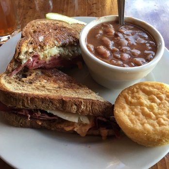 The Lodge at Mount Magazine - A Reuben with a side of Beans & Cornbread - Hotels Near Me - Paris, Arkansas The Lodge at Mount Magazine - A Reuben with a side of Beans & Cornbread - Hotels Near Me - Paris, Arkansas