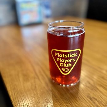 Flatstick Pub - South Lake Union - a shot of a pint glass - Mini Golf Near Me - Seattle, Washington Flatstick Pub - South Lake Union - a shot of a pint glass - Mini Golf Near Me - Seattle, Washington