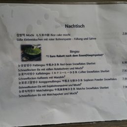 Chimac Plus - Dessert menu - menu - Korean Near Me - Dusseldorf, NW