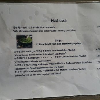 Chimac Plus - Dessert menu - Korean Near Me - Dusseldorf, NW